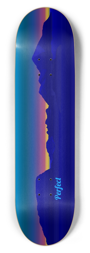 Tsoodzil Sunrise 2/size 8.5 8-1/2 Skateboard Deck