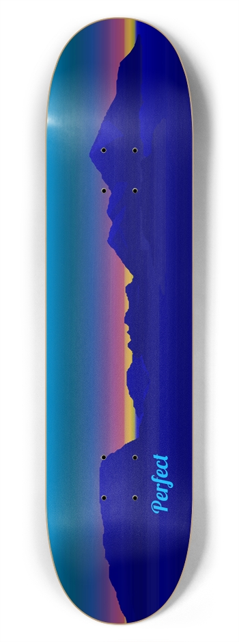 Tsoodzil Sunrise 2/size 7.75 7-3/4 Skateboard Deck