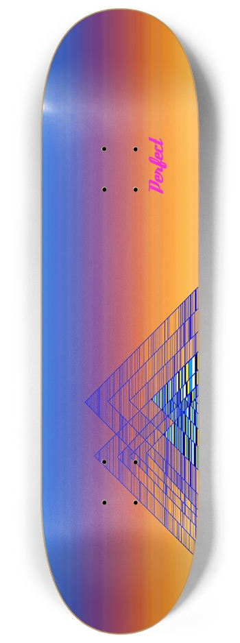 The Sunrise/size 8.25 8-1/4 Skateboard Deck