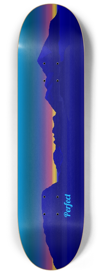 Tsoodzil Sunrise 2/size 8.25 8-1/4 Skateboard Deck