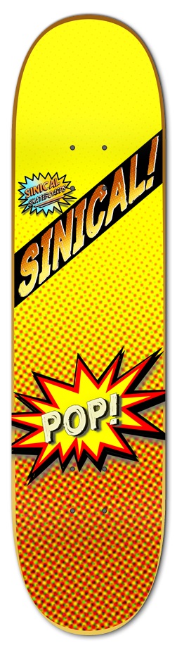 7.75 POP comic 7-3/4 Skateboard Deck