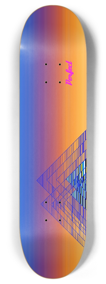 The Sunrise/size 8 8 Inch Skateboard Deck