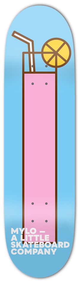 Pink Lemonade 8-1/2 Skateboard Deck