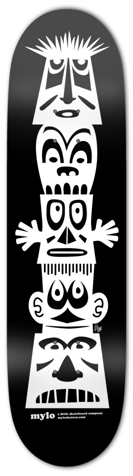 Tribal Totem 8-1/2 Skateboard Deck