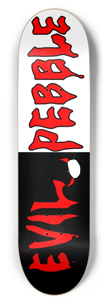 Evil Pebble Swirl 8.5" 8-1/2 Skateboard Deck