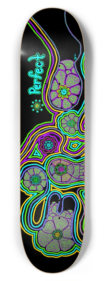 The flower garden/ size 7.75 7-3/4 Skateboard Deck