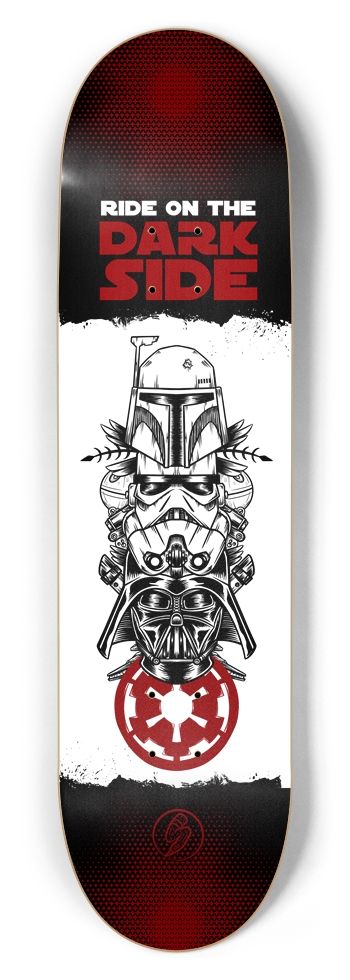 RIDE ON THE DARKSIDE 8-1/2 Skateboard Deck