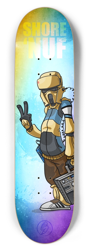 SHORE 'NUF 8-1/2 Skateboard Deck