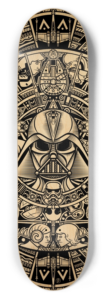 AZTECA WARS 8-1/2 Skateboard Deck
