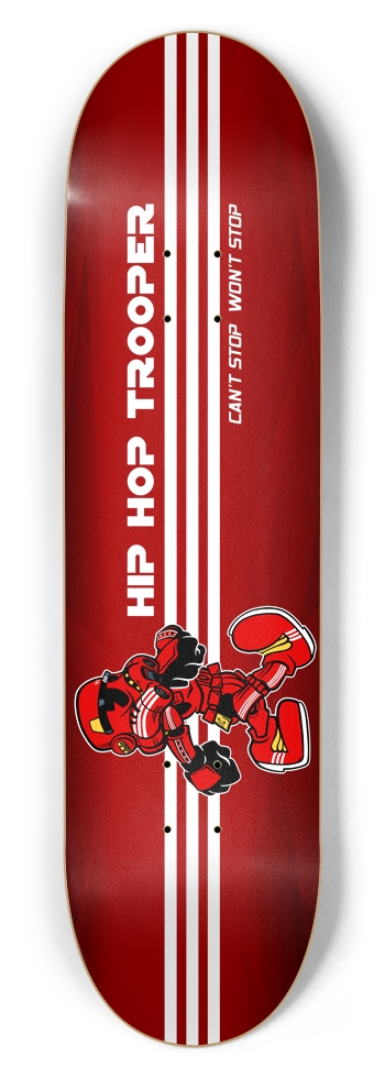 HIP HOP TROOPER: STROLLIN' 8-1/2 Skateboard Deck