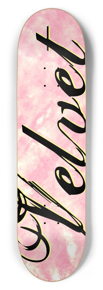Velvet Script 2 8-1/2 Skateboard Deck