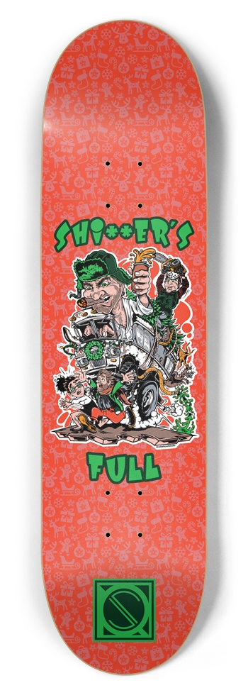 Shi**er's Full (Ornament Pattern) 8-1/2 Skateboard Deck