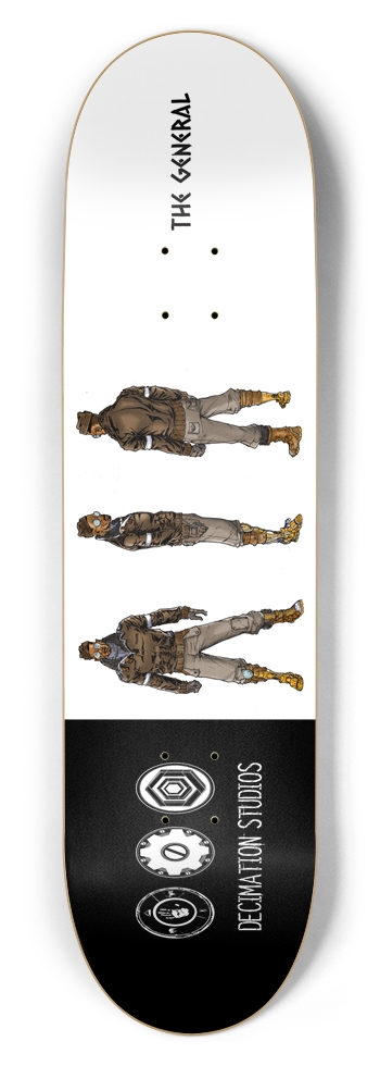 The General 8-1/2 Skateboard Deck