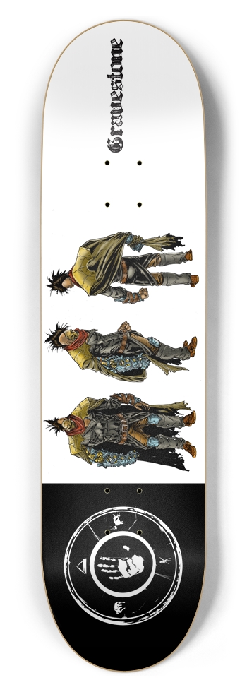 Gravestone 8-1/2 Skateboard Deck
