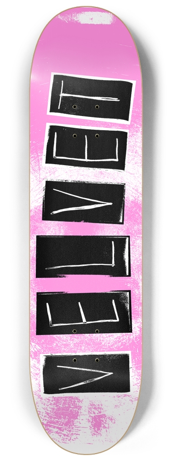 Velvet Letterblock 8-1/4 Skateboard Deck
