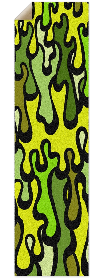 Drips Yellow 9 x 33 Inch Griptape