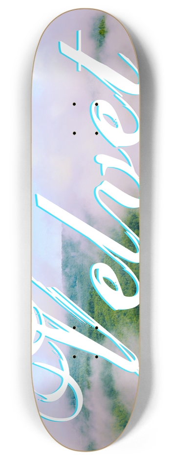 EC Collection: Clouds 8 Inch Skateboard Deck
