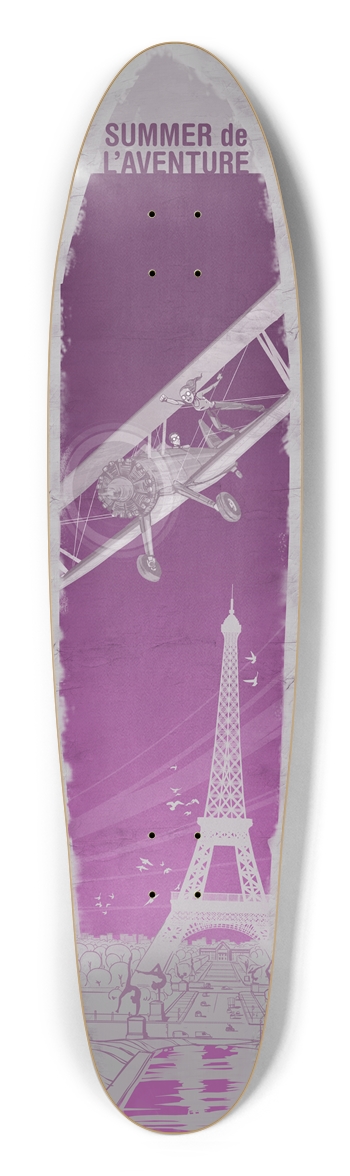 Summer de l'Aventure Longboard Shape
