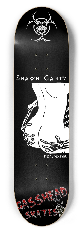 Shawn Gantz 3 8-1/2 Skateboard Deck