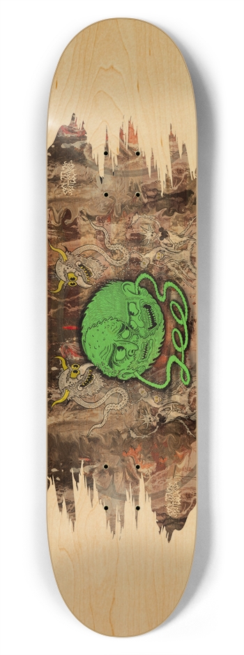 Erol Zendis - Band Series 15B - O SEES 7-3/4 Skateboard Deck