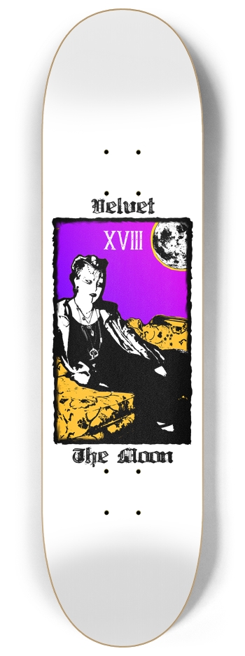 The Moon 8-1/4 Skateboard Deck