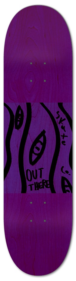 OUT~THERE Skate Co. Inner Imagery 8 Inch Skateboard Deck