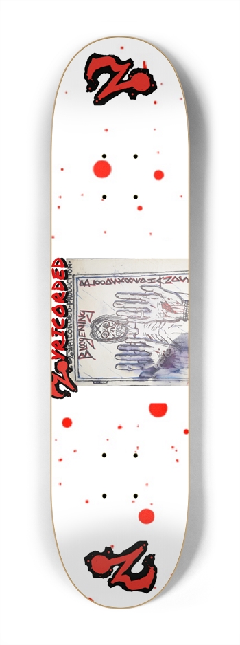 BLOOD SK8ED HANDS MINI 7-1/4 Mini/Kid Skateboard