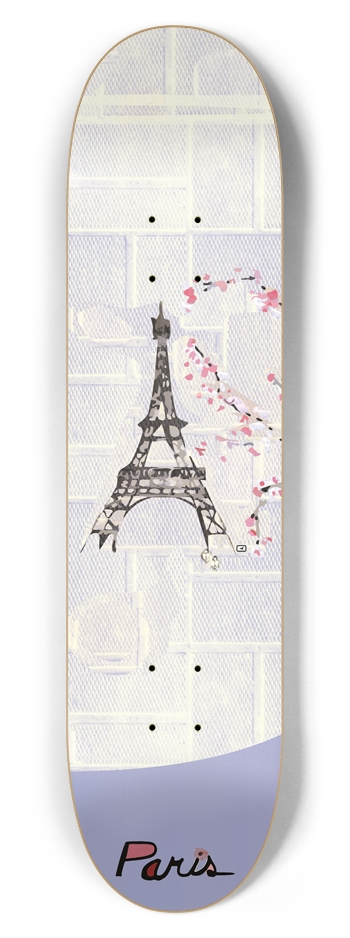 Paris Custom Skateboard 7-3/4 Skateboard Deck