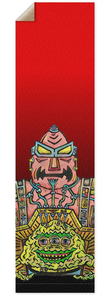 3 Eye Brain Guy 9 x 33 Inch Griptape