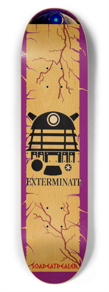 DALEK Skateboard 7-3/4 Skateboard Deck