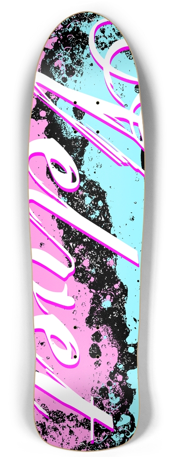 Velvet Script Retro Rocket