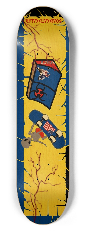 Aliens Among US!! 7-3/4 Skateboard Deck