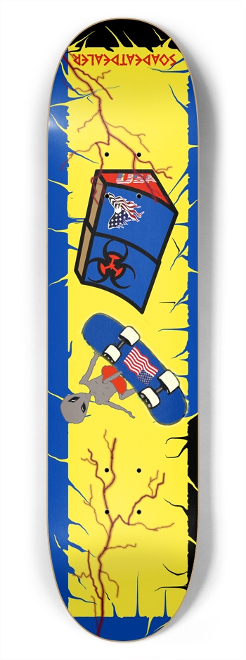 Aliens Among US!! 7-3/4 Skateboard Deck