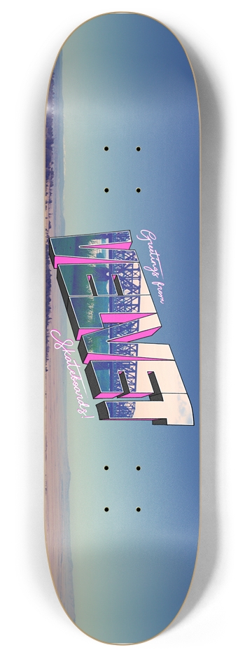 Greetings! 8 Inch Skateboard Deck