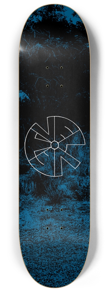 Dark Blue 8-1/4 Skateboard Deck