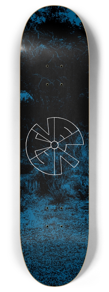 Dark Blue 8 Inch Skateboard Deck