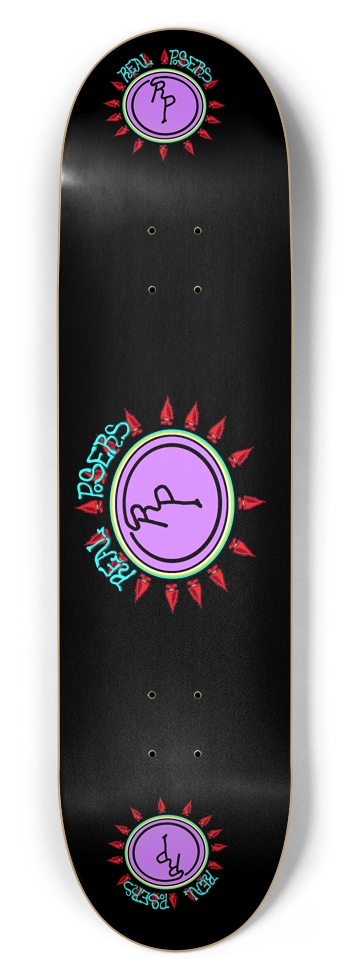Real Posers Seal/size 8.5 8-1/2 Skateboard Deck