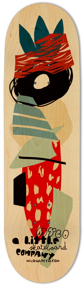 Scrapbook 001 8-3/4 Inch Skateboard