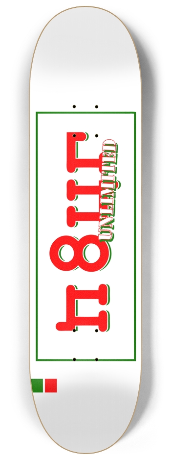 PIZZA SHACK 8-1/4 Skateboard Deck