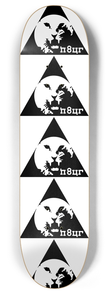 N8UR 5 LOGO 8 Inch Skateboard Deck