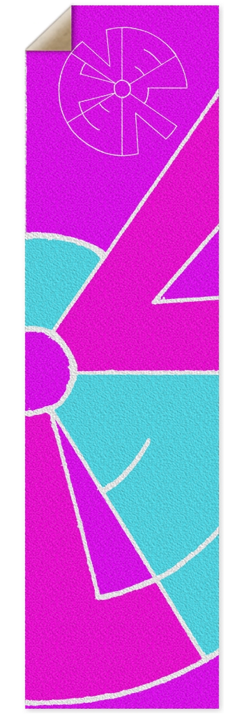 Blocky Grip Purple 10 x 36 Inch Griptape