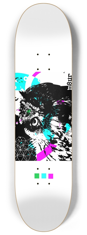 N8UR OWL 8-1/4 Skateboard Deck