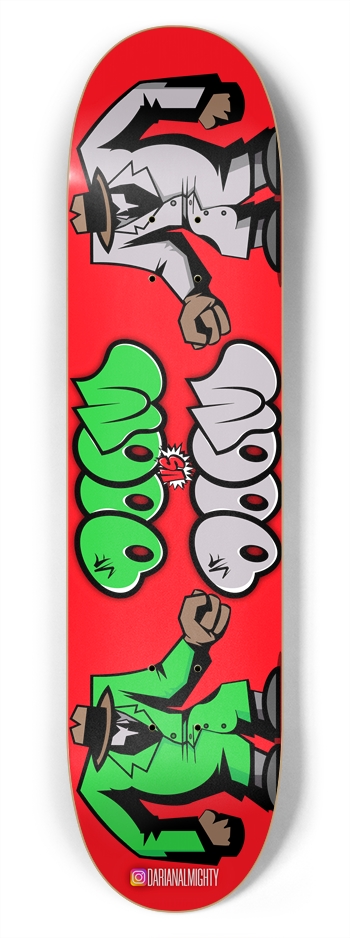 Doom vs Doom 7-3/4 Skateboard Deck