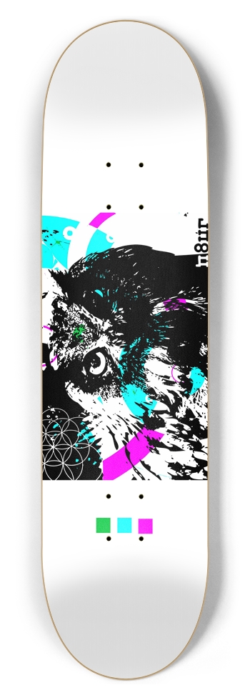 N8UR OWL 8-1/2 Skateboard Deck