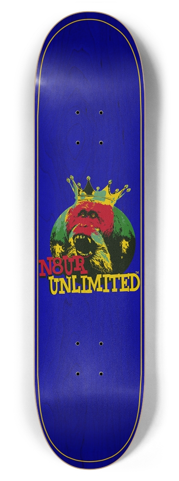 N8UR IS KING 7-7/8 Skateboard Deck