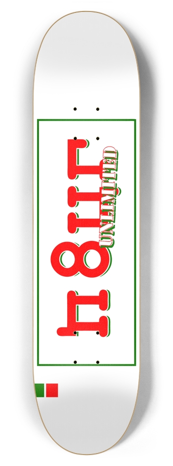 PIZZA SHACK 7-7/8 Skateboard Deck