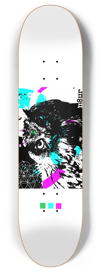 N8UR OWL 8 Inch Skateboard Deck