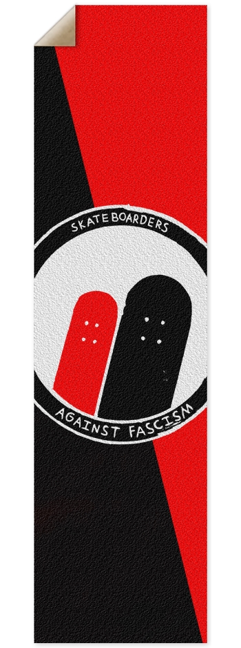 Skaters Against Fascism 9 x 33 Inch Griptape
