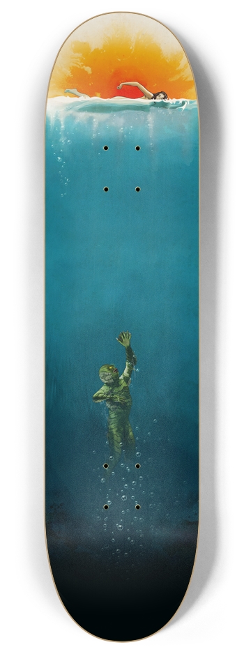 Creature from Amity Island 8" 8 Inch Skateboard Deck