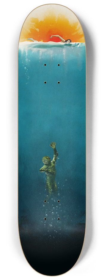 Creature from Amity Island 8.25" 8-1/4 Skateboard Deck